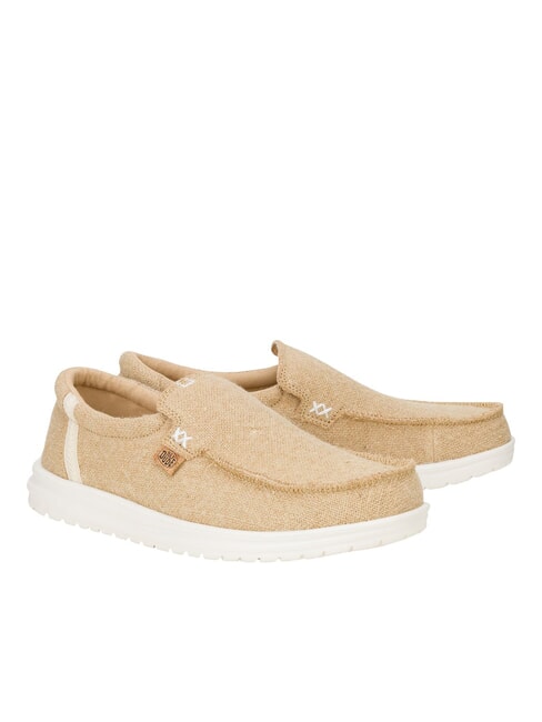 HEY DUDE MIKKA JUTE Mocassini irish cream - Scarpe Uomo