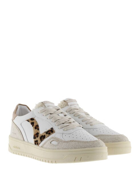 VICTORIA SEUL Sneakers donna con logo animalier camel - Scarpe Donna