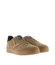 VICTORIA MADRID Sneakers suede suola caramello - Scarpe Donna
