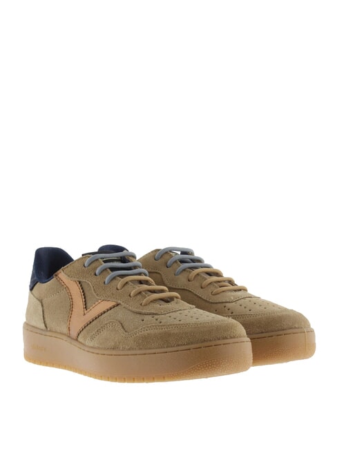 VICTORIA MADRID Sneakers suede suola caramello beige - Scarpe Donna