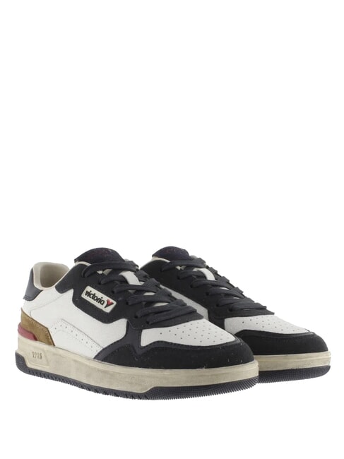 VICTORIA C80 Sneakers in pelle logo vintage marino - Scarpe Uomo