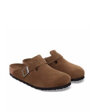 BIRKENSTOCK BOSTON Ciabatta sabot in pelle suede - Scarpe Unisex