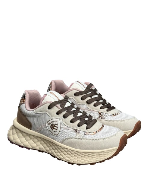 BLAUER LYNN Sneakers  cream/brown - Scarpe Donna