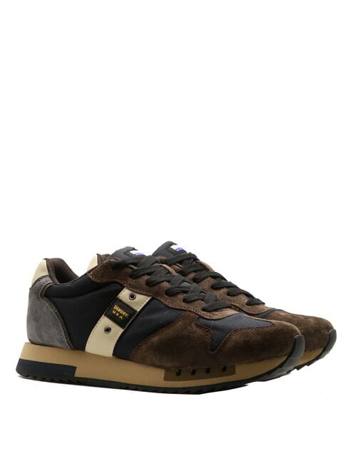 BLAUER QUEENS  Sneakers Uomo navy/brown - Scarpe Uomo