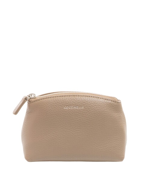 COCCINELLE AGATEA Beauty trousse in pelle warm taupe - Bustine & Necessaire