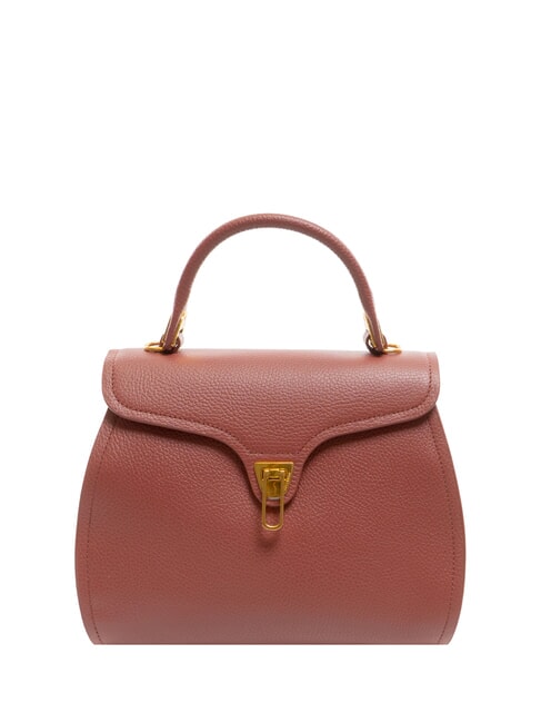 COCCINELLE MARVIN Borsa a mano in pelle con tracolla brandy - Borse Donna