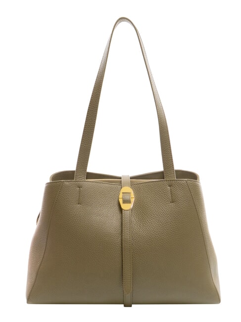 COCCINELLE CHARA Borsa a spalla in pelle laurel green - Borse Donna