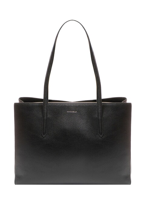 COCCINELLE SWAP Borsa shopping a spalla in pelle Nero - Borse Donna