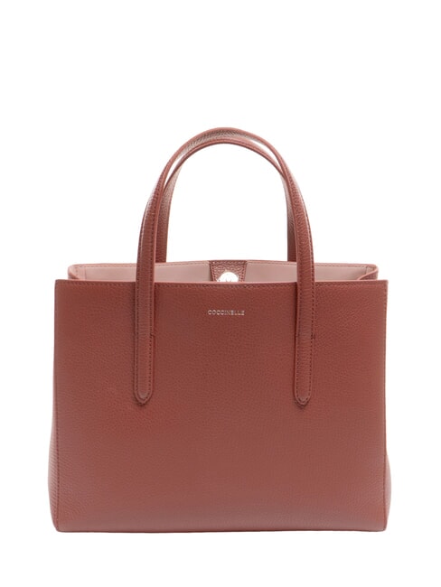 COCCINELLE SWAP Borsa in pelle con tracolla brandy - Borse Donna