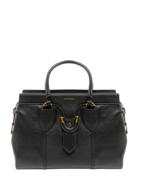 COCCINELLE YORK Borsa a mano in pelle con fibbia Nero - Borse Donna