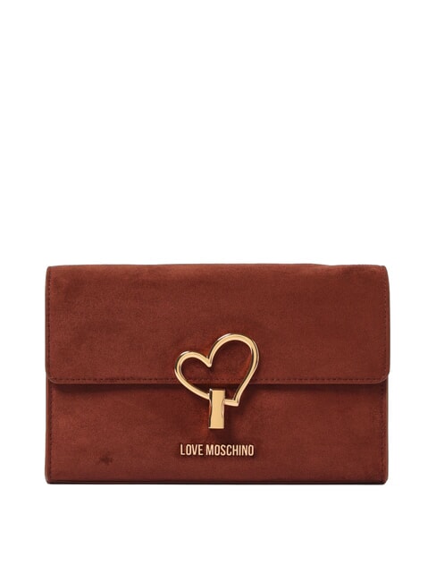 LOVE MOSCHINO SMART DAILY Borsa a tracolla con flap ruggine - Borse Donna