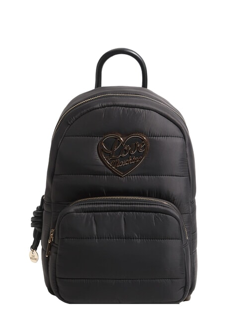 LOVE MOSCHINO AIR WAVE Zaino puffy con tasca Nero - Borse Donna