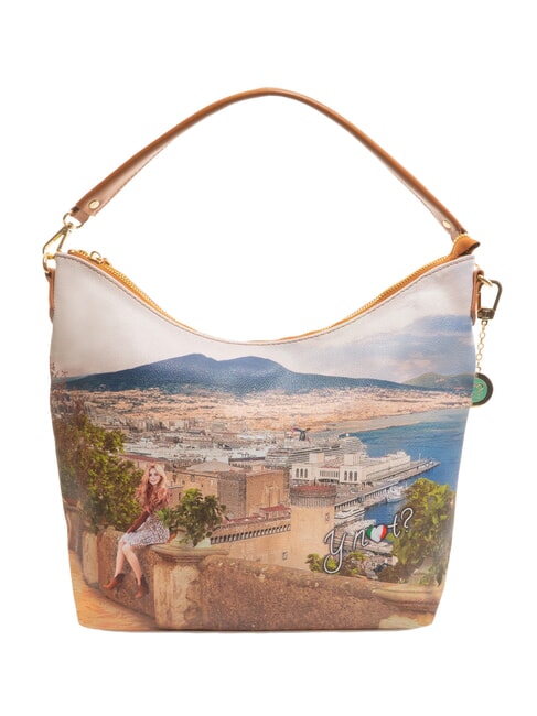 YNOT YESBAG Hobo Bag a spalla lemon tree - Borse Donna