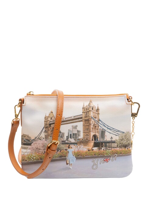 YNOT YESBAG Borsa a tracolla con stampa london kate - Borse Donna