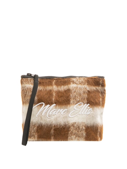 MARC ELLIS CHECK Pochette con polsierina cocoa - Borse Donna