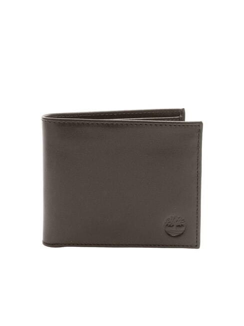 TIMBERLAND BASIC Portafoglio in pelle 6cc darkbrown - Portafogli Uomo