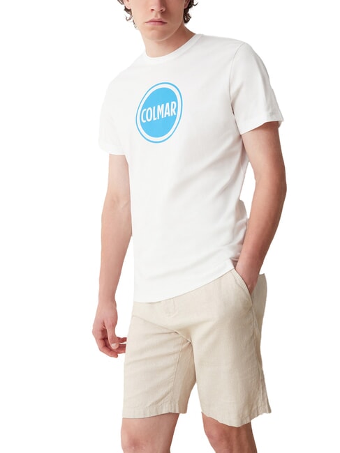 COLMAR FRIDA T-Shirt in cotone white-seaside - T-shirt Uomo