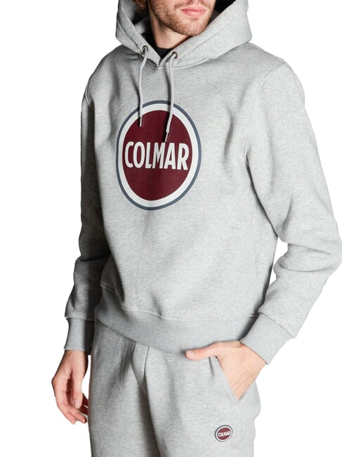 COLMAR MODISH Felpa con cappuccio grigio melange - Felpe Uomo