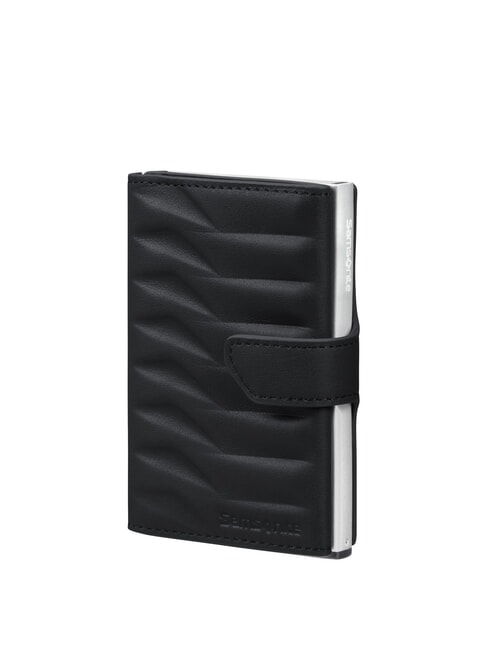 SAMSONITE ALU FIT Portafoglio con porta carte slide-up NERO - Portafogli Uomo