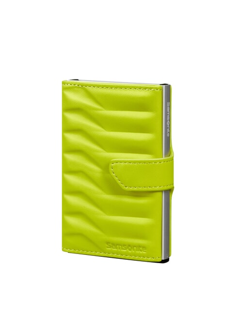SAMSONITE ALU FIT Portafoglio con porta carte slide-up lime - Portafogli Uomo