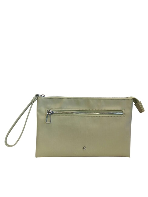 SAMSONITE POUCHY Pochette piatta con tasca porta carte sage green - Borse Donna