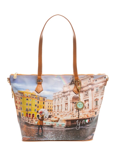 YNOT YESBAG Shopping Bag rainbow rome - Borse Donna