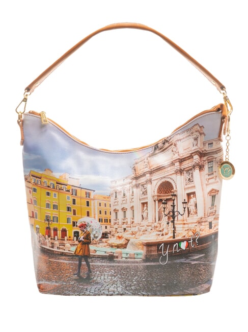 YNOT YESBAG Hobo Bag a spalla rainbow rome - Borse Donna