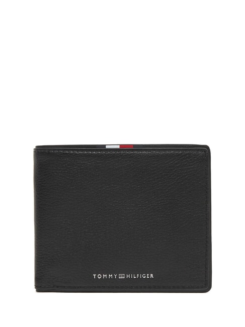 TOMMY HILFIGER TH CORP Portafoglio small in pelle black - Portafogli Uomo