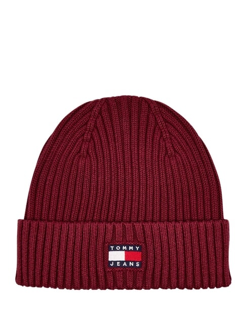 TOMMY HILFIGER TJM HERITAGE Berretto in cotone red wine - Cappelli