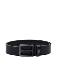 TOMMY HILFIGER OLIVER Cintura in pelle Made in Italy black - Cinture - 1