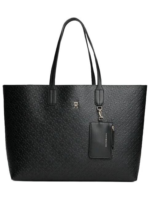 TOMMY HILFIGER TH ICON Maxi Shopper black - Borse Donna