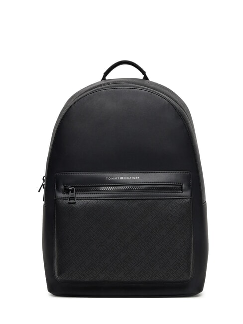TOMMY HILFIGER TH MONOGRAM Zaino porta PC 13" black - Zaini da lavoro porta PC