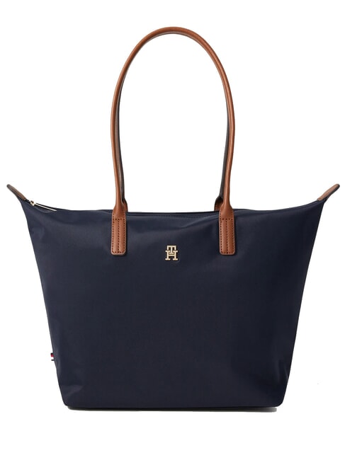TOMMY HILFIGER POPETTE Shopping Bag space blue / black - Borse Donna