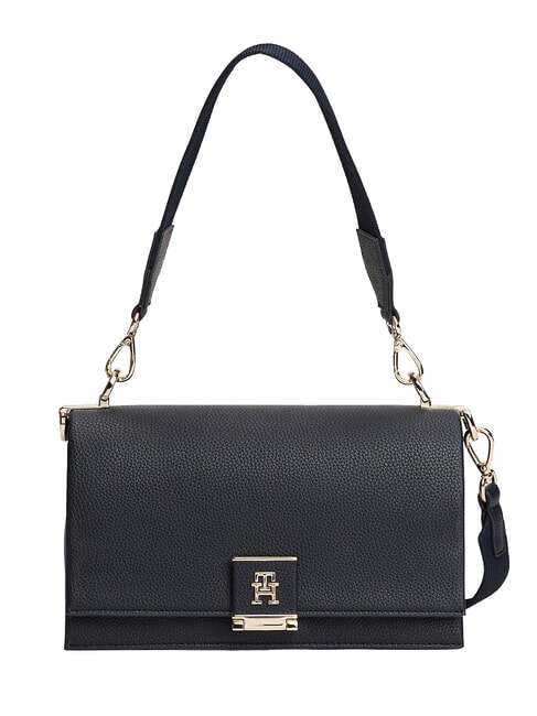 TOMMY HILFIGER TH HER Borsa a spalla, con tracolla space blue / black - Borse Donna