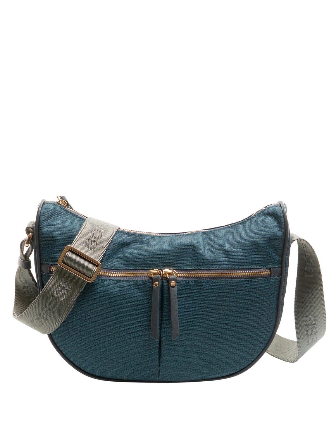 Borbonese Luna Bag M Flexos Zip Ottanio Acquista A Prezzi Outlet!