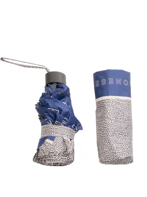 BORBONESE SUPER MINI Ombrello pieghevole klein blu/op naturale - Ombrelli