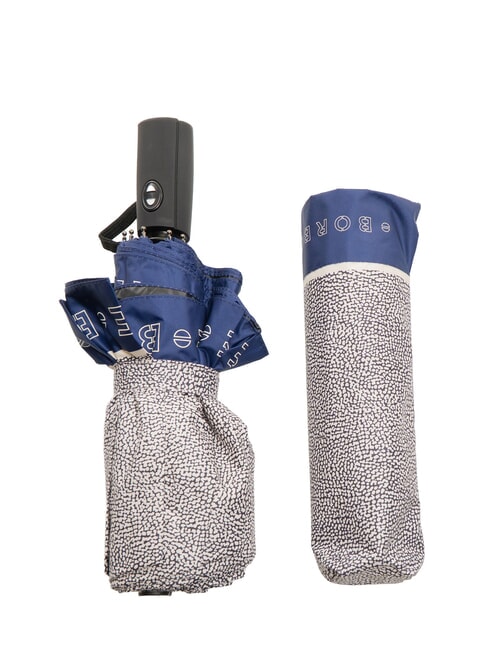 BORBONESE MINI Ombrello di Tessuto Riciclato OP klein blu/op naturale - Ombrelli