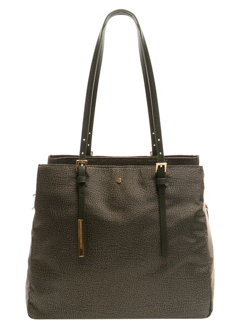 BORBONESE L'ECOLE NYLON  Borsa a spalla, con tracolla alloro - Borse Donna