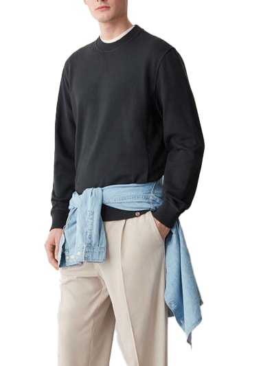 COLMAR PICKY Felpa in cotone black - Felpe Uomo