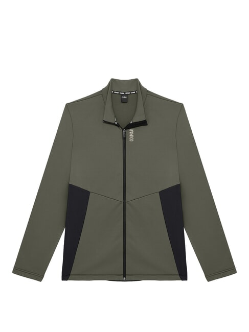 COLMAR SCI FACETIME Felpa full zip in pile forest-black - Felpe Uomo