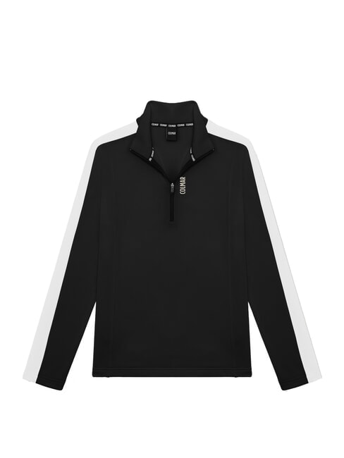 COLMAR SCI FACETIME Felpa termica collo alto mezza zip black-white - Felpe Donna
