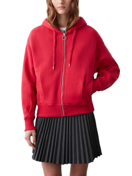 COLMAR STUNNING Felpa full zip con cappuccio e pinces rebel - Felpe Donna