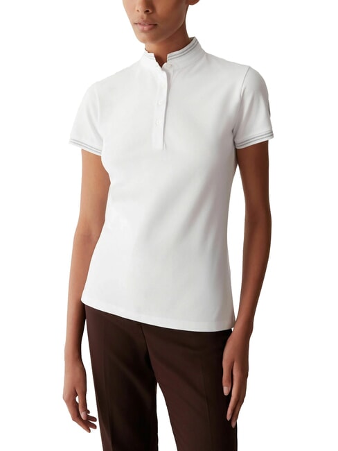 COLMAR MONDAY Polo maniche corte in piquet stretch white - Polo Donna