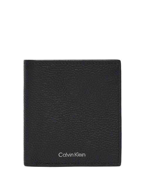 CALVIN KLEIN FOIL EMBOSS  Portafoglio verticale in pelle na black - Portafogli Uomo