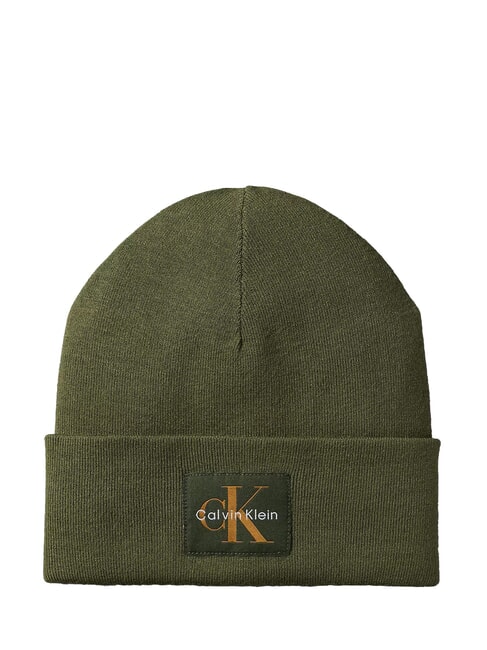 CALVIN KLEIN MONOLOGO PATCH FINE  Berretto thyme - Cappelli