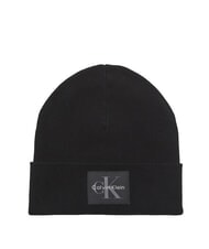 CALVIN KLEIN MONOLOGO PATCH FINE  Berretto na black - Cappelli - 1