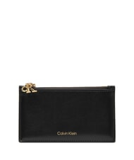 CALVIN KLEIN HARDWARE MONOGRAM Portacard / Portamonete in pelle - Portafogli Donna