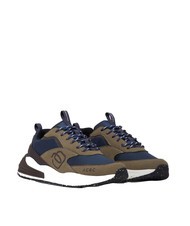 PIQUADRO CORNER 2.0 Sneakers blu/tortora - Scarpe Uomo - 1
