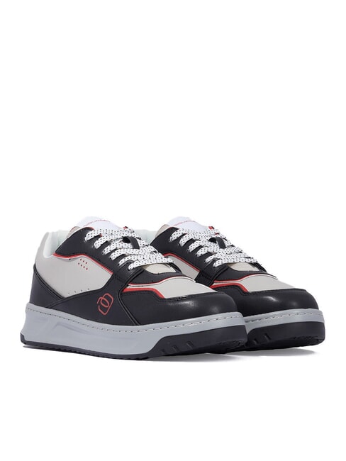PIQUADRO URBAN  Sneakers nero/grigio/rosso - Scarpe Uomo