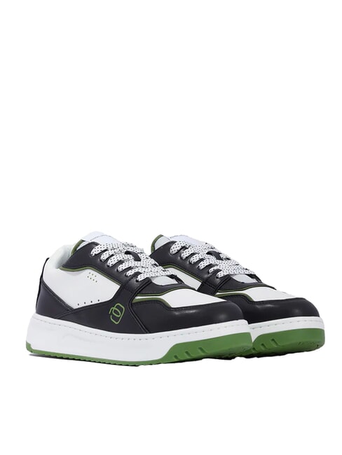 PIQUADRO URBAN  Sneakers nero/bianco/verde - Scarpe Uomo